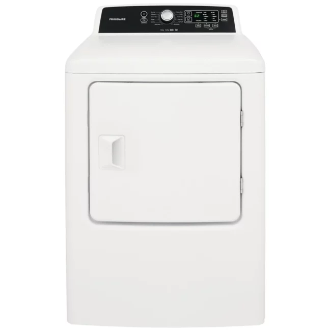 Frigidaire Gas Dryer - 27 inch, 4 temperature settings, white - FFRG4120SW2