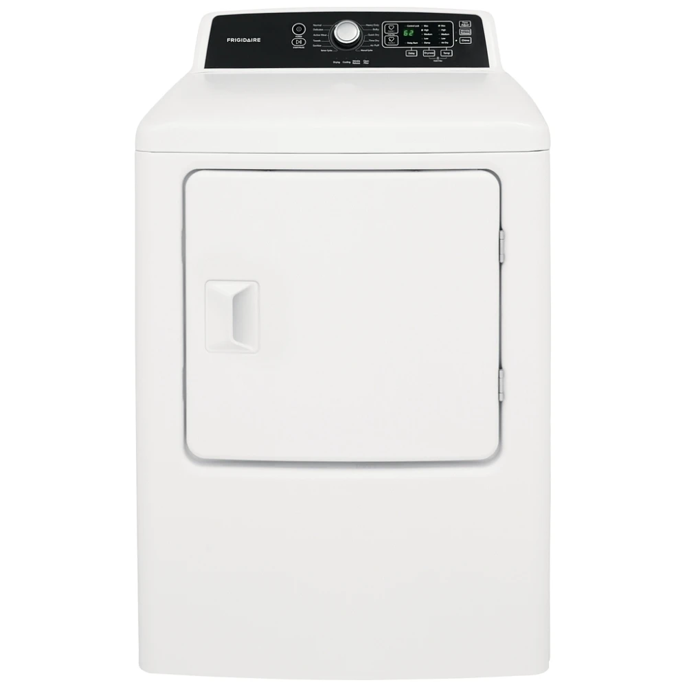 Frigidaire Gas Dryer - 27 inch, 4 temperature settings, white - FFRG4120SW2