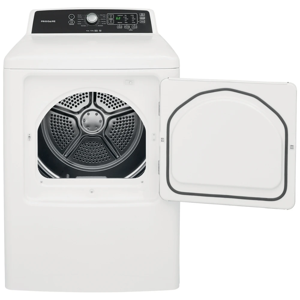 Sécheuse au gaz Frigidaire – 27 pouces, 4 réglages de température, blanc – FFRG4120SW2 - Image 2
