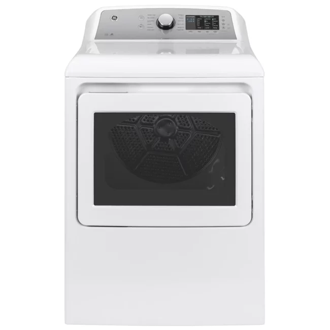 GE Gas Dryer - 27 inch, 7.4 cu. ft., White - GTD72GBMN0WS