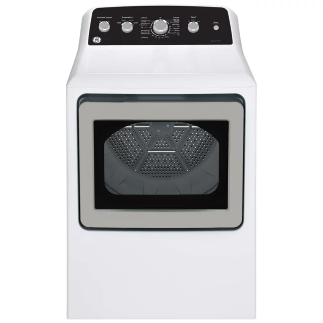 GE Electric Dryer - 27 inches, 7.2 cu. ft., white - GTD49EBMRWS