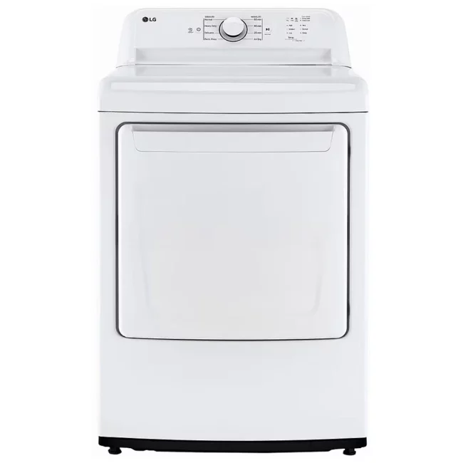 LG Electric clothes dryer - 27 inches, 7.3 cu. ft., white - DLE6100W