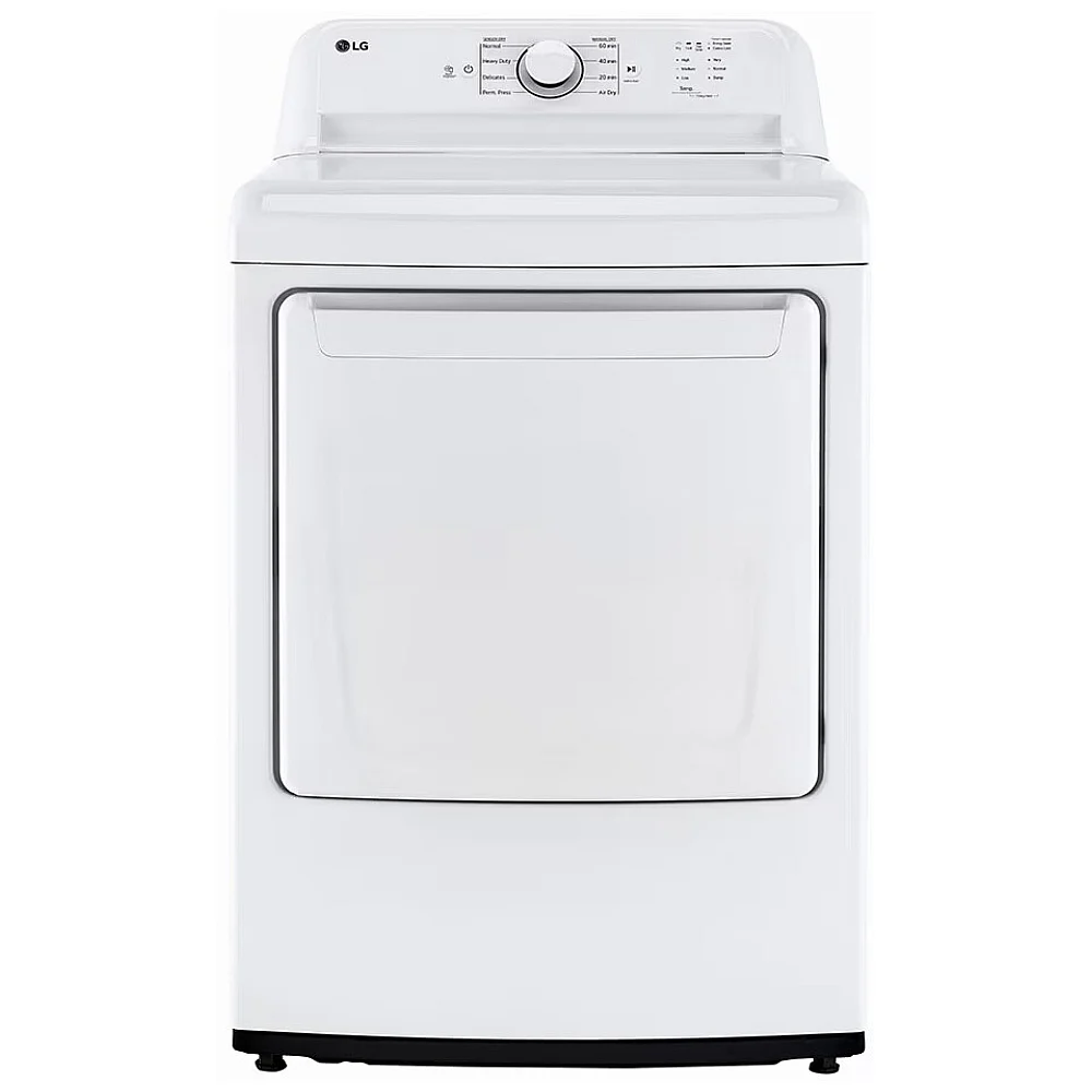 LG Electric clothes dryer - 27 inches, 7.3 cu. ft., white - DLE6100W