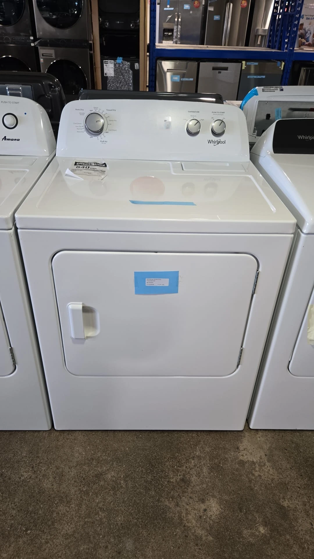 Sécheuse électrique Whirlpool – 29 pouces, 7,0 pi³, blanc – YWED4850HW - Image 6