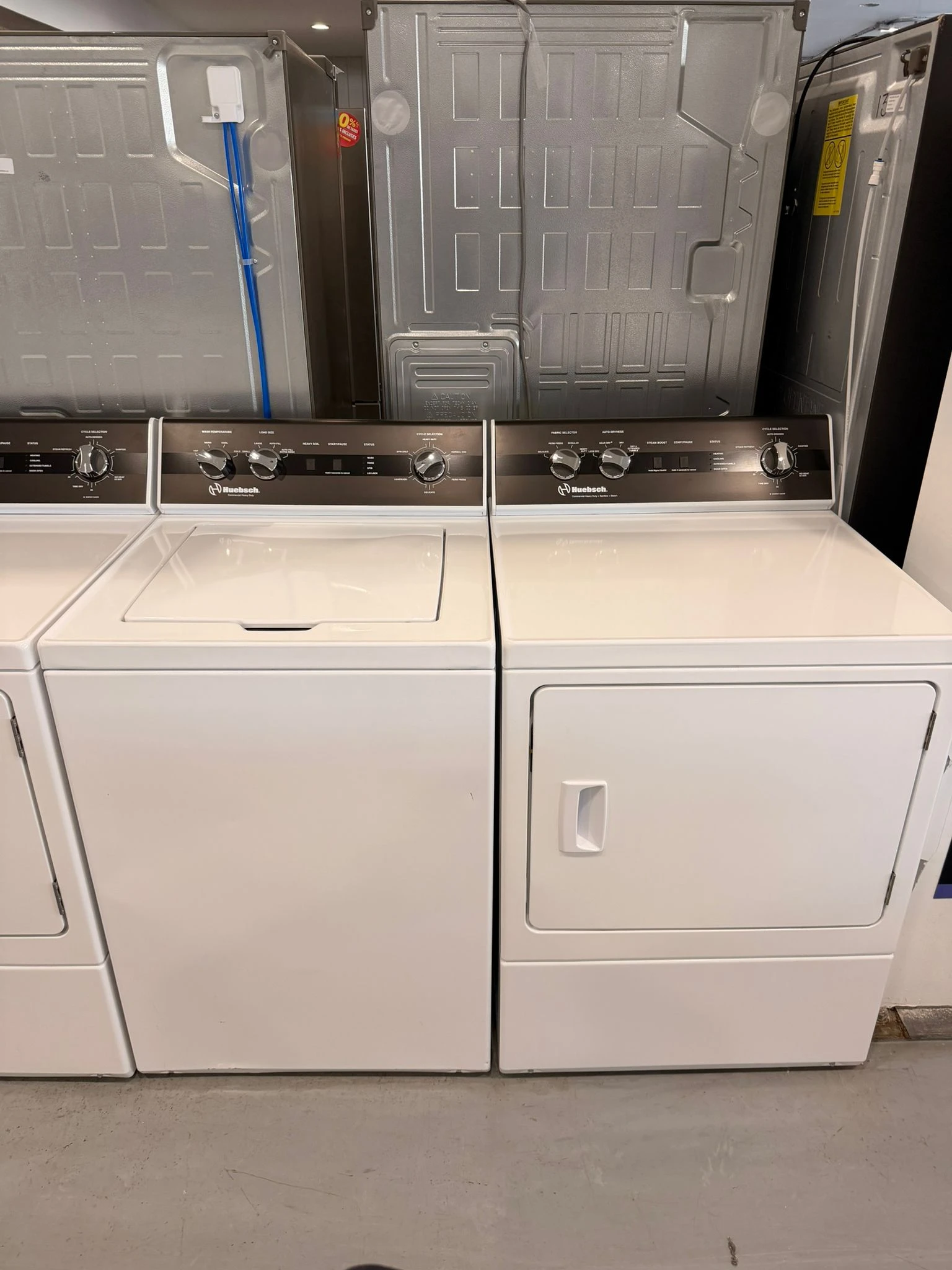 Ensemble laveuse & sécheuse Huebsch 27 pouces – 3.2 pi³ / 7.0 pi³, blanc – TR5104WN & DR5103WE - Image 13