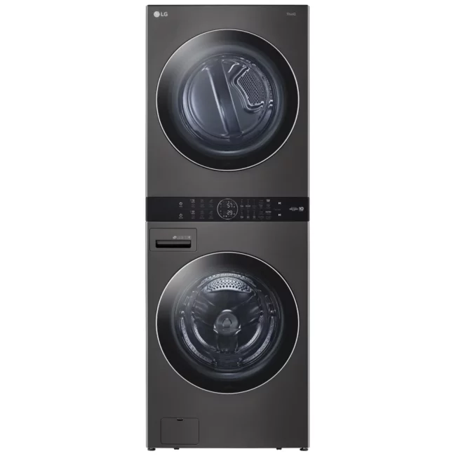 Laveuse-sécheuse LG inox noir 27 pouces – WKEX300HBA
