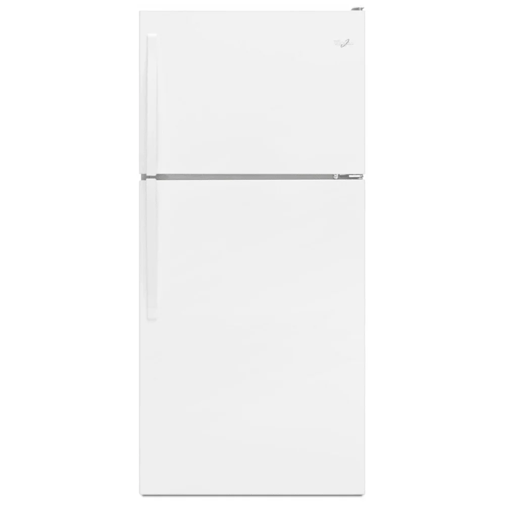 Réfrigérateur à congélateur supérieur Whirlpool – 30 pouces, 18.2 pi³, blanc – WRT148FZDW