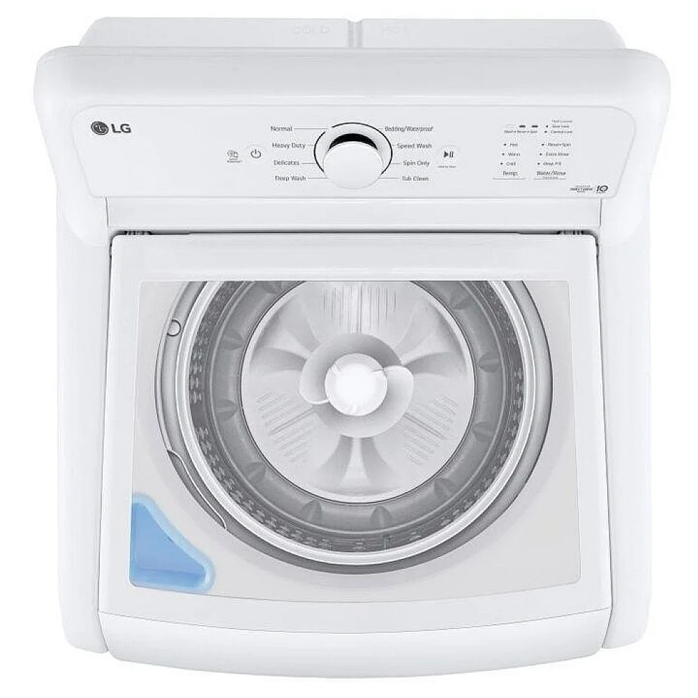 Ensemble laveuse sécheuse LG à chargement par le haut – 27 pouces, 5.6 pi³ + 7.3 pi³, blanc – WT7155CW & DLE6100W - Image 5