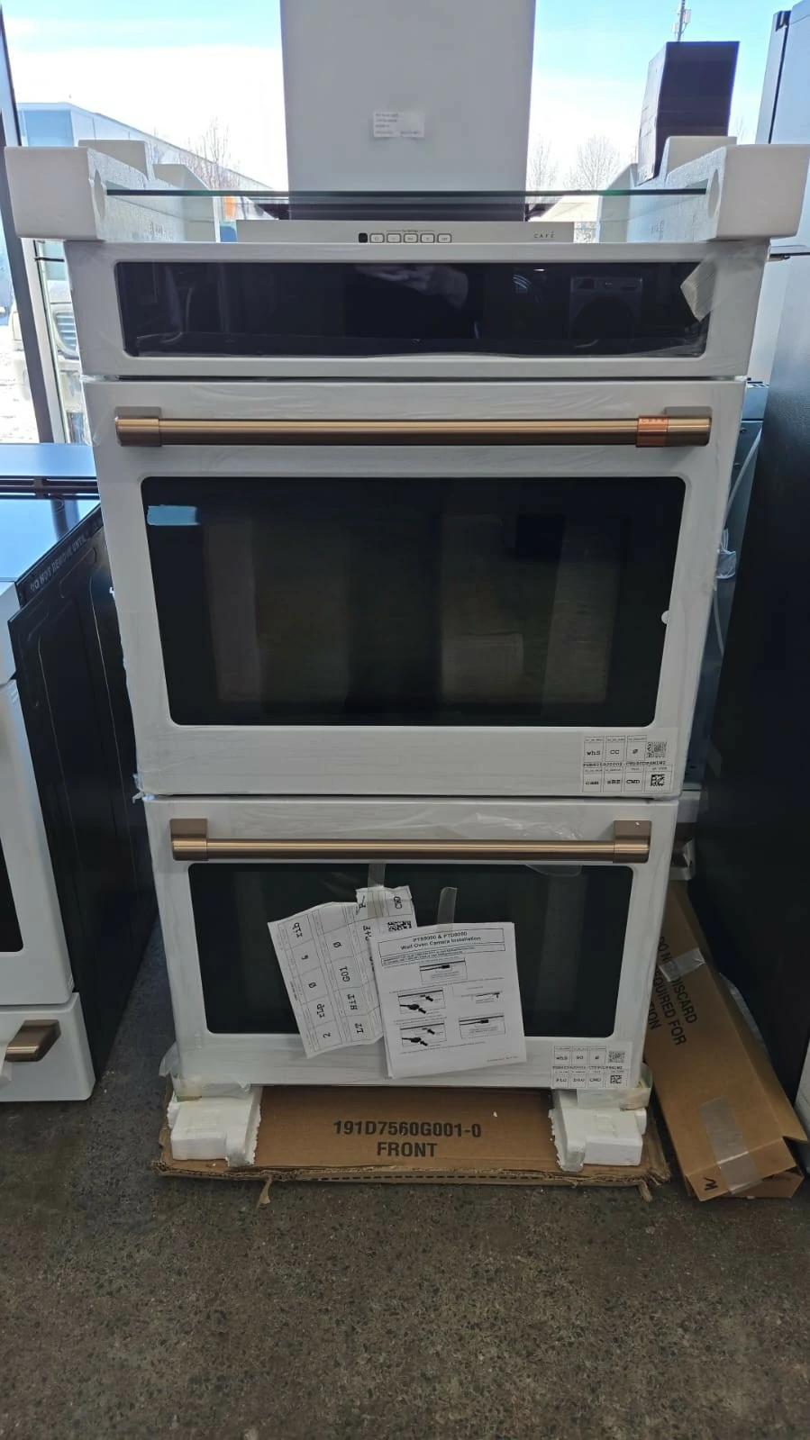 Four encastré double GE Café, 30 pouces, blanc – CTD90DP4N1W2 – Image 4