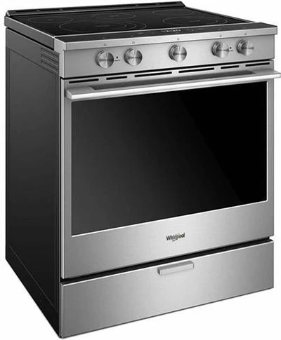 Cuisinière électrique Whirlpool, 30 pouces, 5 brûleurs ,convection, Acier inoxydable – YWEEA25H0HZ – Image 4