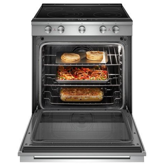 Cuisinière électrique Whirlpool, 30 pouces, 5 brûleurs ,convection, Acier inoxydable – YWEEA25H0HZ – Image 3