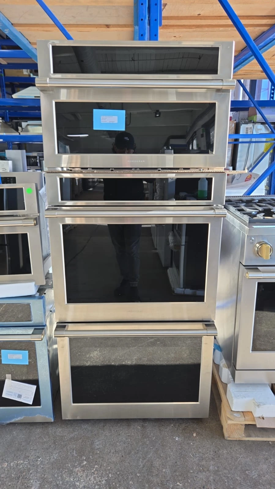 Ensemble fours encastrés Monogram – Four double + four à vitesse, 30 pouces, inox – ZTD90DPSNSS + ZSB9232NSS – Image 7