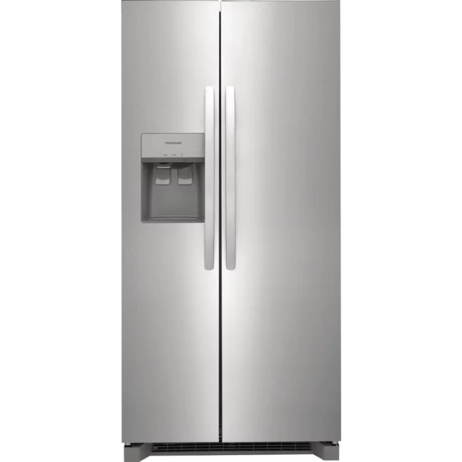 Frigidaire 22" side-by-side refrigerator with standard 33" depth - FRSS2323ASD