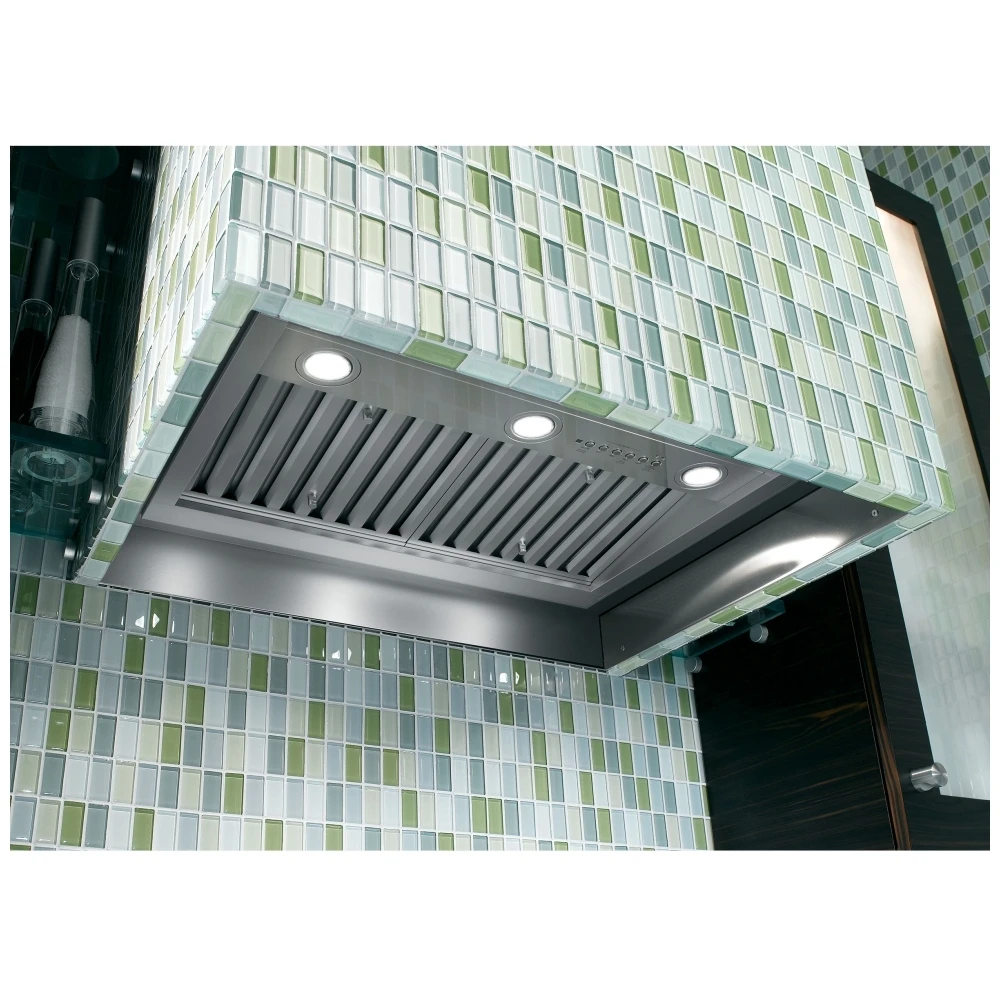 Hotte encastrable GE – 30 pouces, 610 PCM, inox – UVC9300SLSS - Image 3
