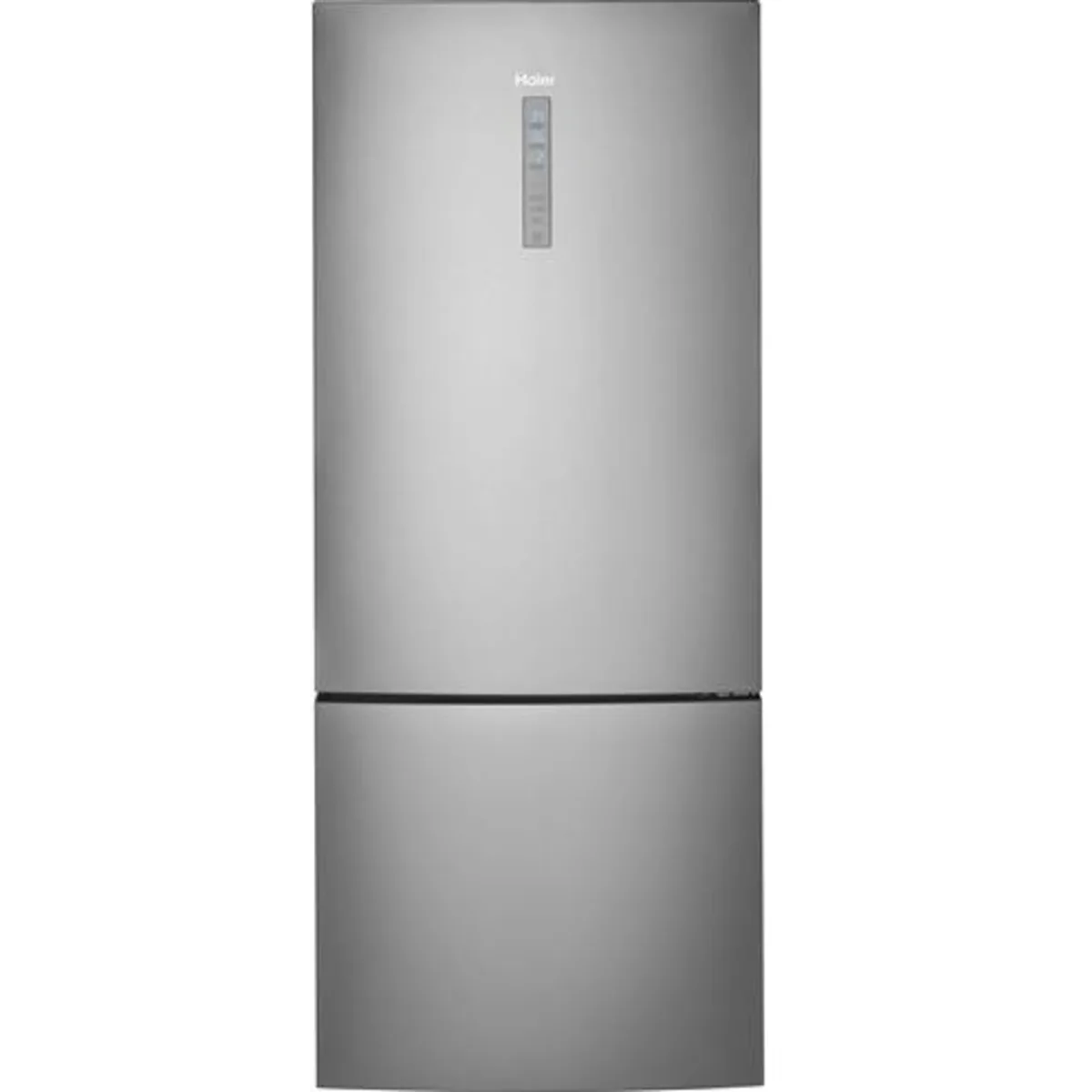 Haier bottom-freezer refrigerator, 28 inches, 15 cu. ft., stainless steel – HRB15N3BGS