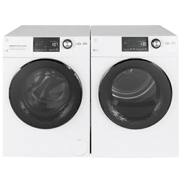 GE 24-inch Washer-Dryer Set - GFW148SSM1WW & GFD14JSINWW