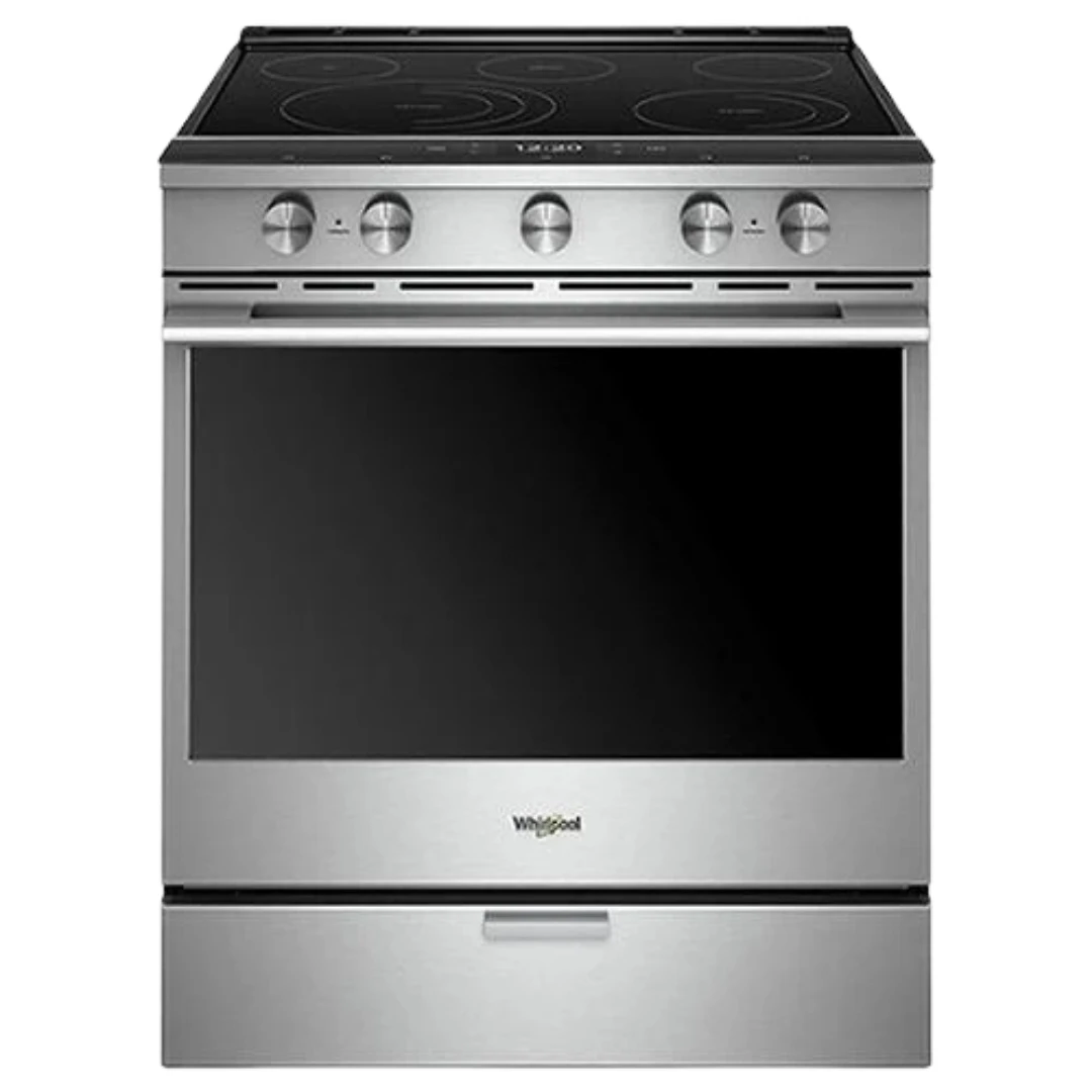 Cuisinière Whirlpool inox 30 pouces, 6,4 pi³, électrique – YWEEA25H0HZ5