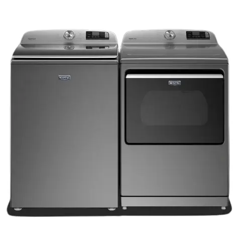 Ensemble laveuse et sécheuse Maytag 27 pouces, 6 pi³ + 7.4 pi³, Ardoise – MVW7230HC & YMED7230HC
