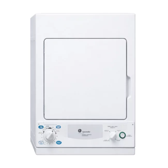 GE Profile 24-inch white 3.6 cu. ft. stackable dryer - PCKS443EBWW