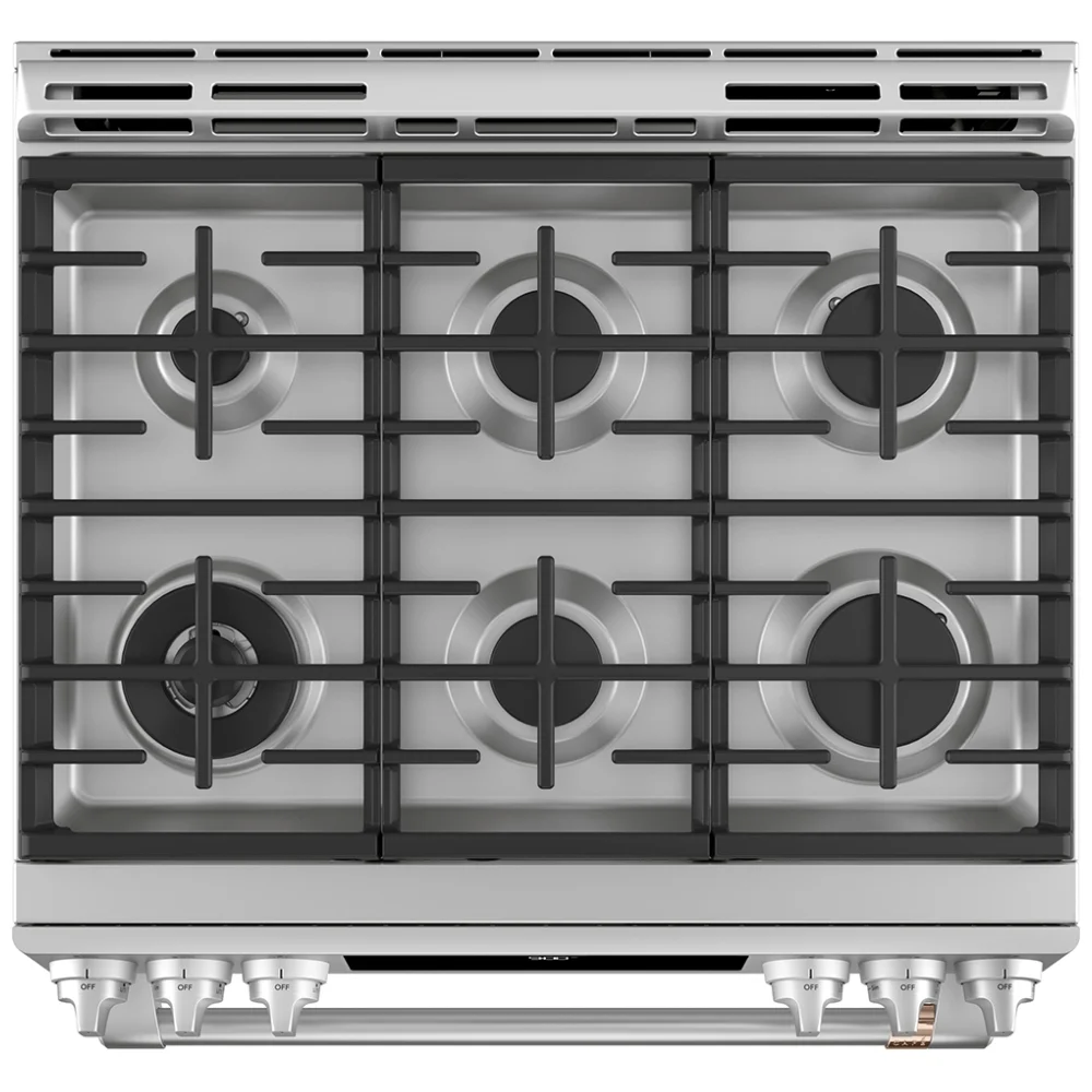 Cuisinière Café inox 30 pouces, 5,7 pi³, biénergie – CC2S900P2MS1 – Image 4