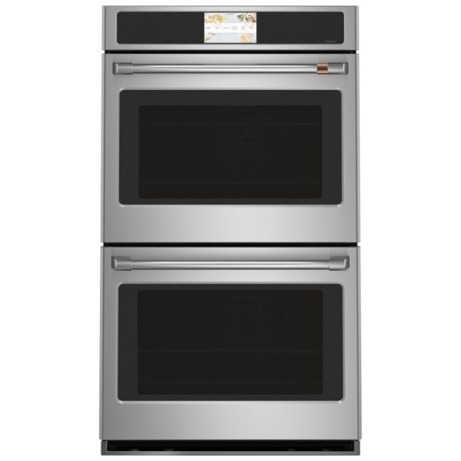 Four encastré double Café – 30 pouces, 10 pi³, True Convection, Air Fry, Wi-Fi, inox – CTD90DP2NS1