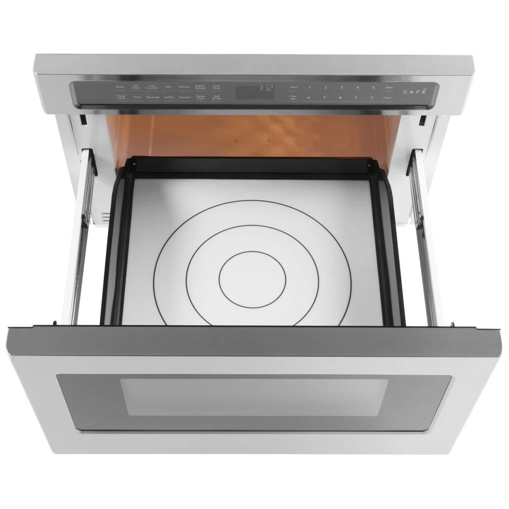 Micro-ondes hotte Café inox 24 pouces, 1,2 pi³, tiroir – CWLC12P2RS1 – Image 2