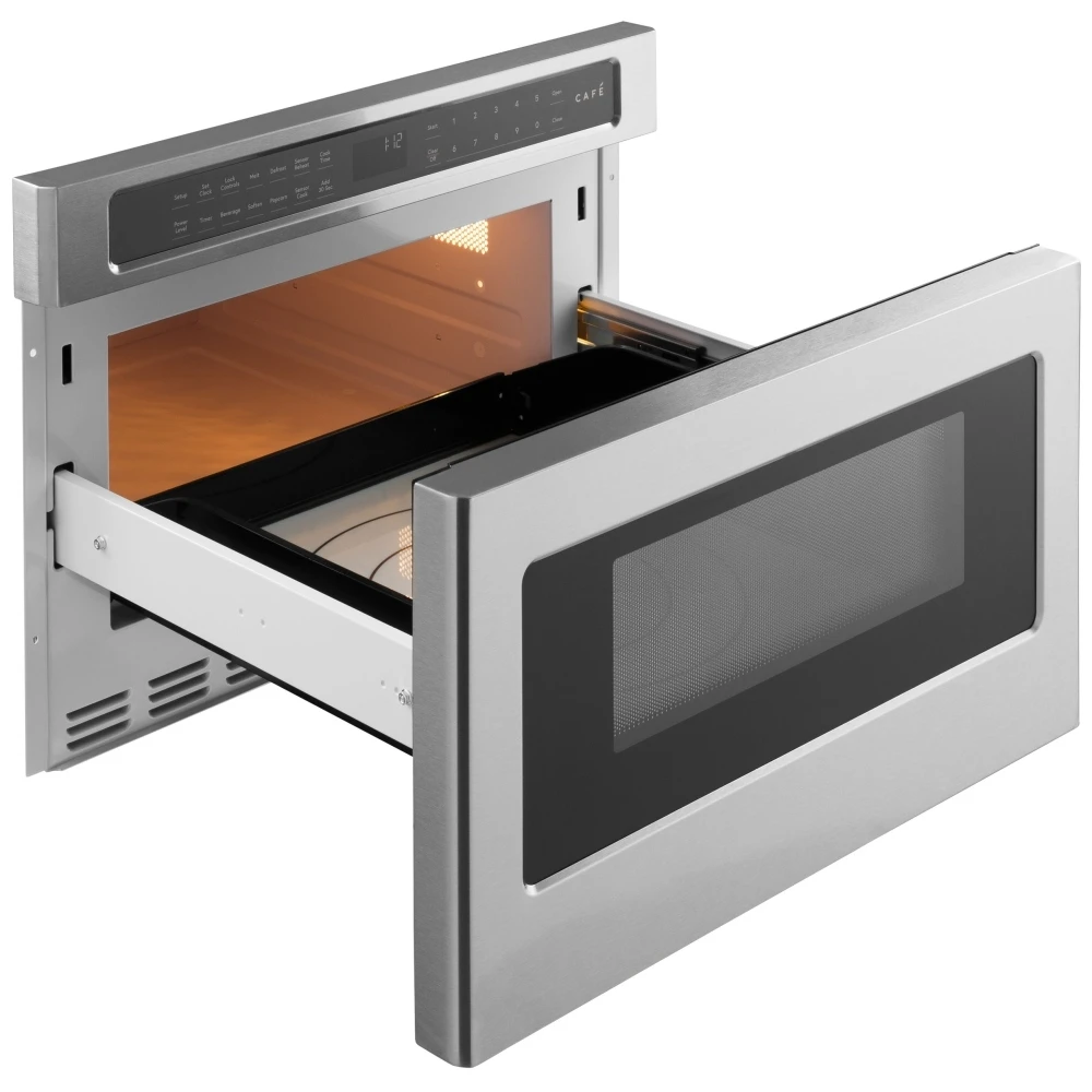 Micro-ondes hotte Café inox 24 pouces, 1,2 pi³, tiroir – CWLC12P2RS1 – Image 4