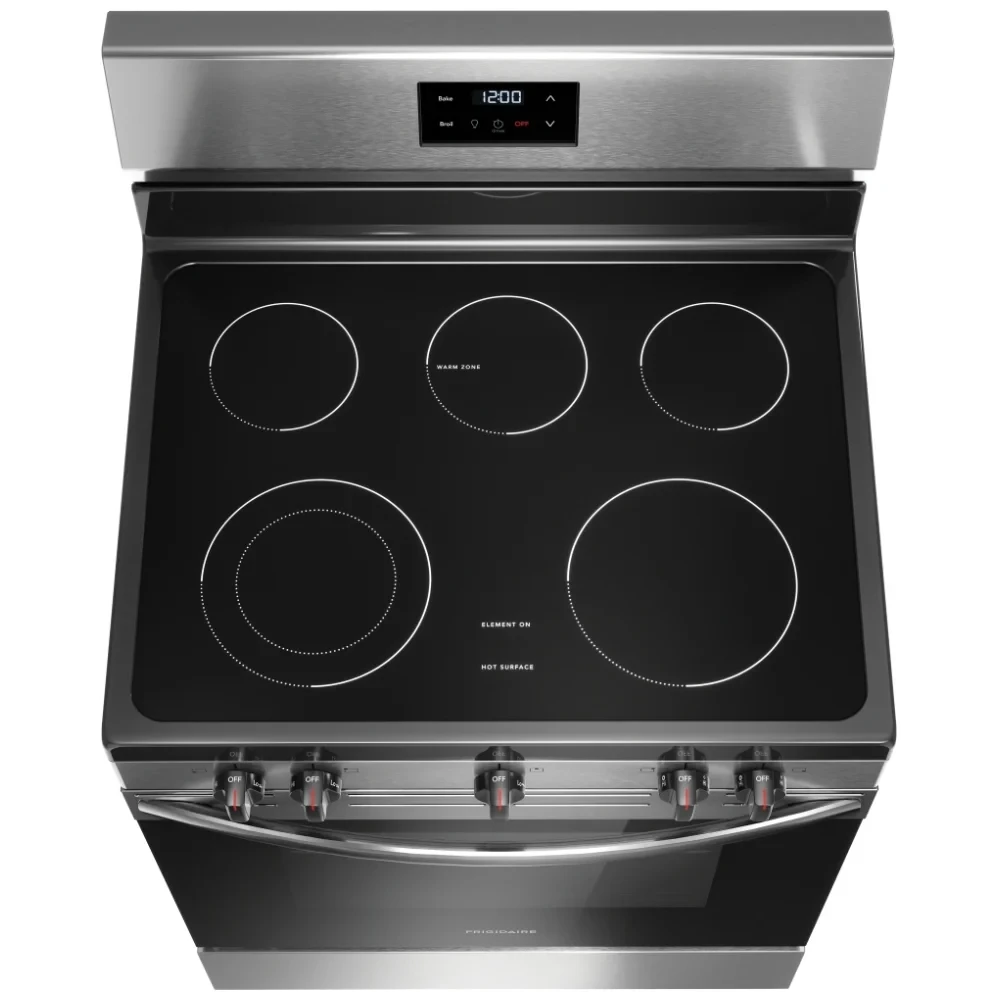 Cuisinière Frigidaire inox 30 pouces, 5,3 pi³, électrique – FCRE305CBS – Image 3