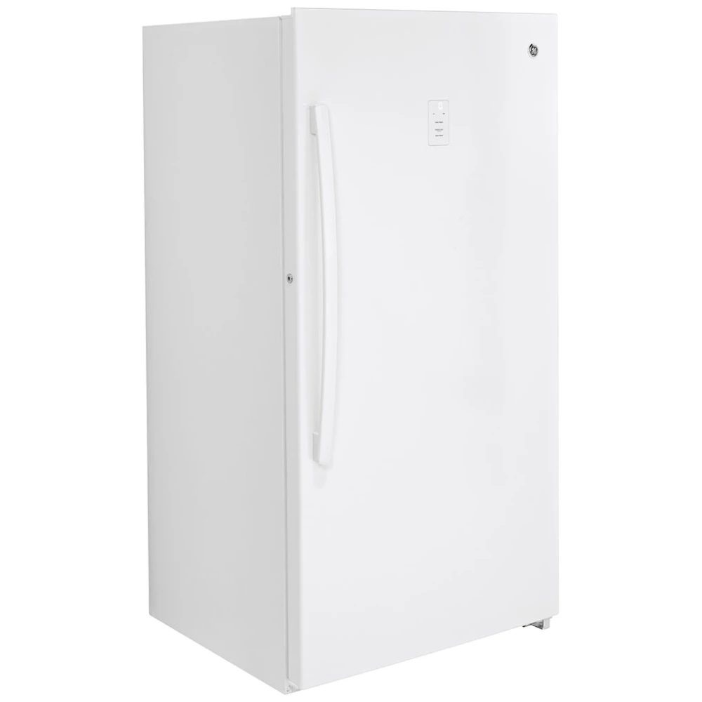 Congélateur vertical GE – 33 pouces, 17,3 pi³, Frost Free, blanc – FUF17SMRFWW – Image 3