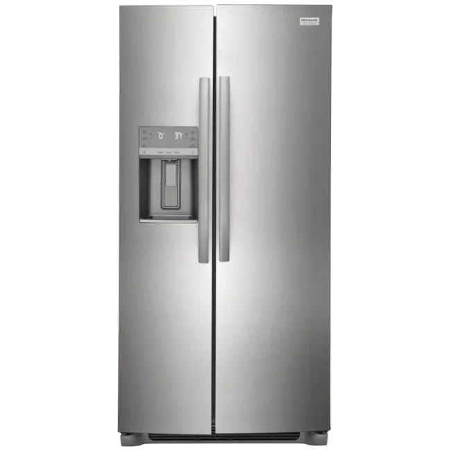 Frigidaire Gallery 33-inch Stainless Steel Side-by-Side Refrigerator, 22.2 cu. ft. – GRSS2352AF