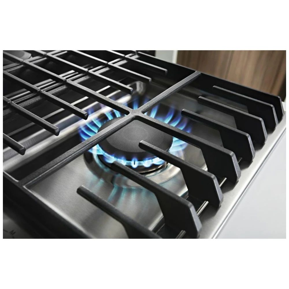 Plaque de cuisson KitchenAid inox 30 pouces, gaz, 4 brûleurs – KCGD500GSS – Image 4