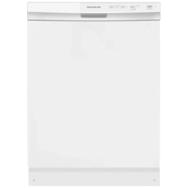 Lave-vaisselle Frigidaire – 24 pouces, 55 dB, panneau de commande frontal, blanc – FFCD2413UW