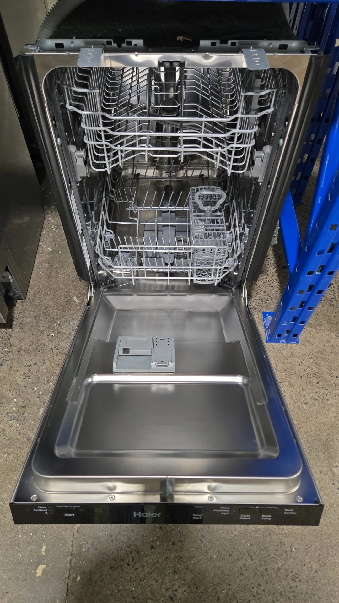 Lave-vaisselle Haier – 18 pouces, 47 dB, entièrement intégré, Wi-Fi, inox – QDT125SSLSS – Image 7