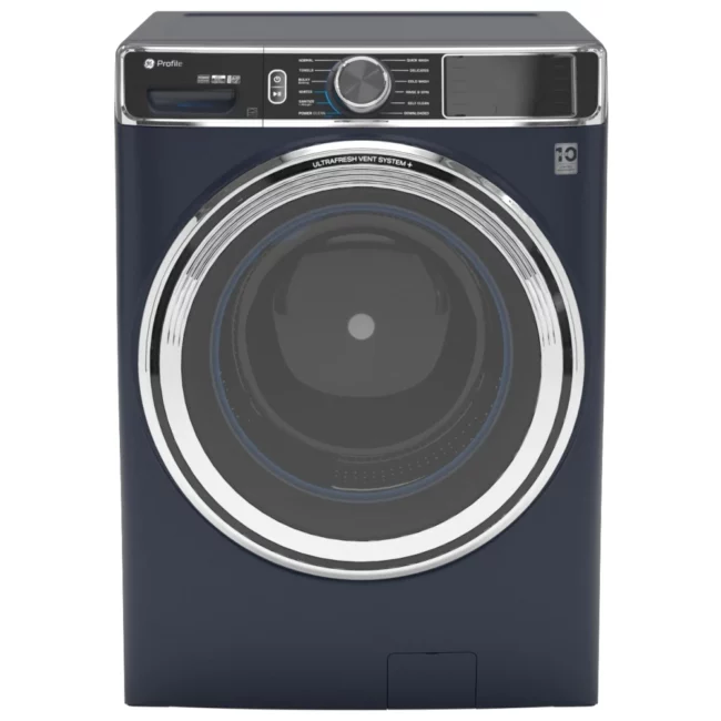 GE Profile front-loading washer, 28 inches, 6.1 cu. ft., sapphire blue - PFW870SPVRS