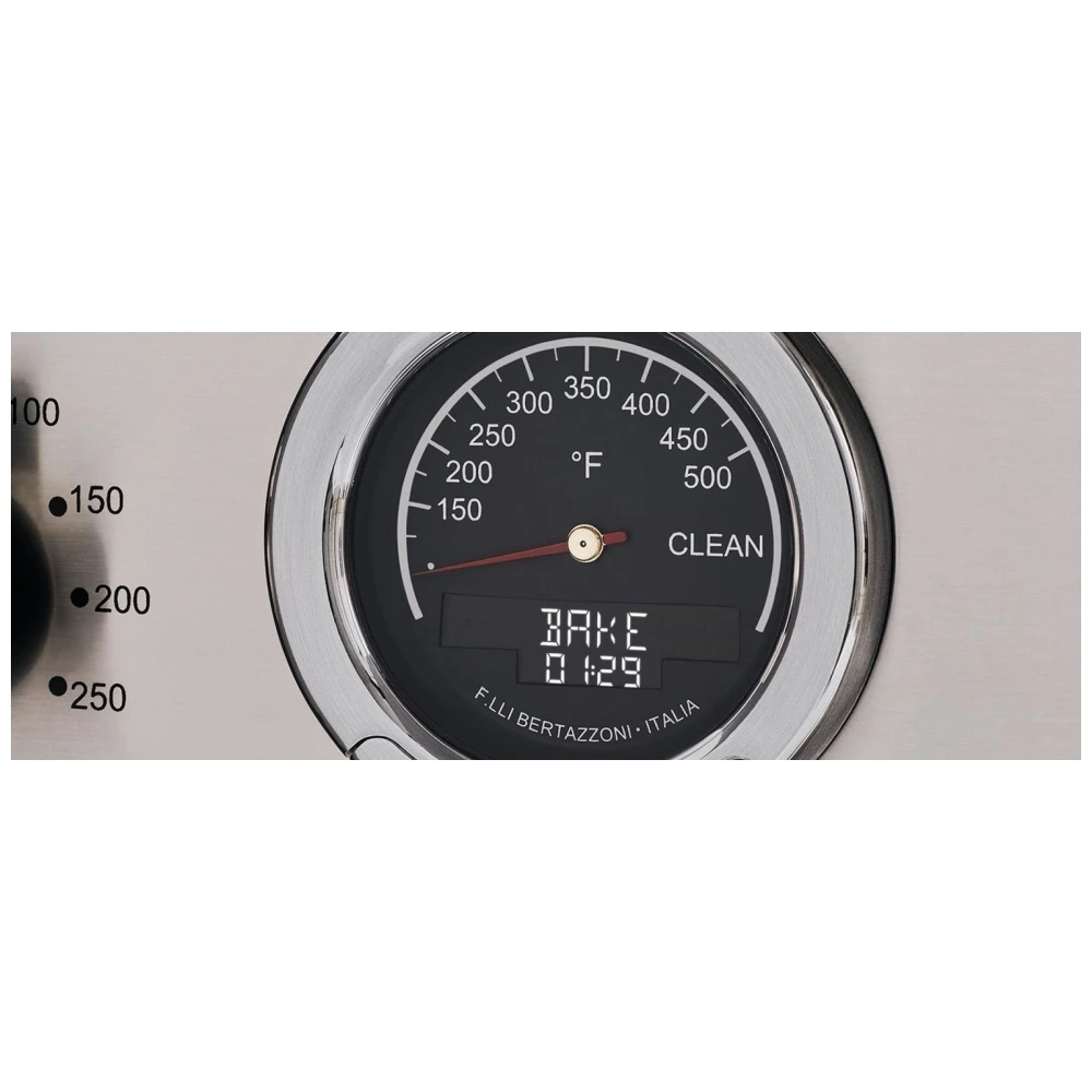 Cuisinière professionnelle à induction Bertazzoni – 30 pouces, 4,7 pi³, convection, autonettoyante, sans tiroir, fini distinctif – PROF304INSART - Image 4