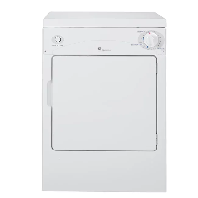 GE 24-inch electric dryer white - PSKP333EBWW