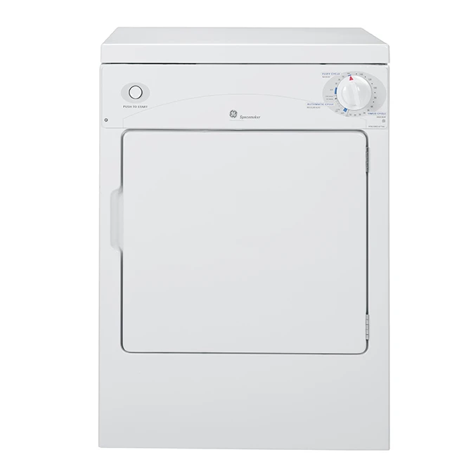GE 24-inch electric dryer white - PSKP333EBWW