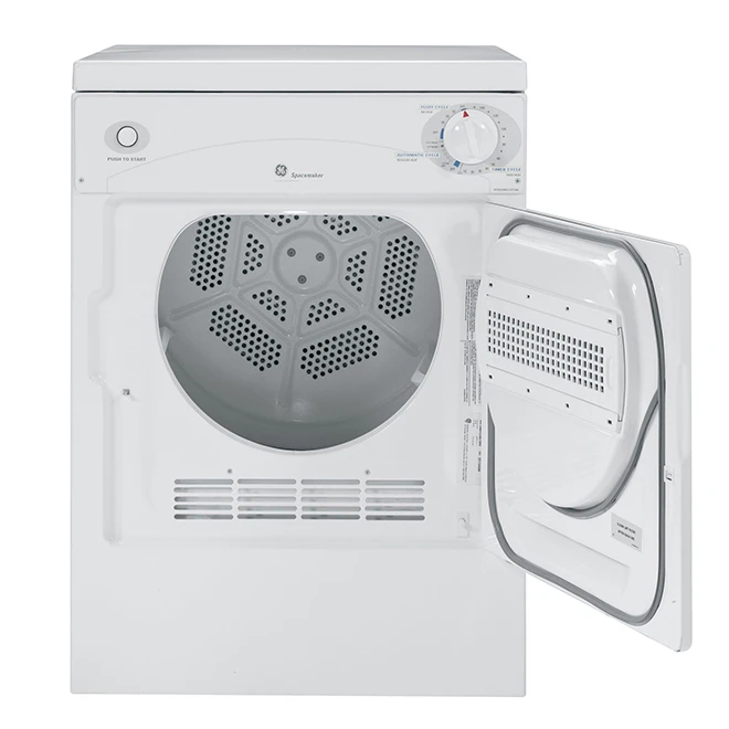 Sécheuse électrique GE 24 pouces blanc – PSKP333EBWW - Image 2