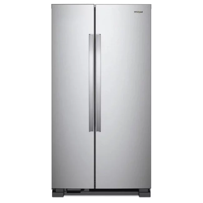 Whirlpool 33-inch stainless steel, 21.7 cu. ft. side-by-side refrigerator - WRS312SNHM