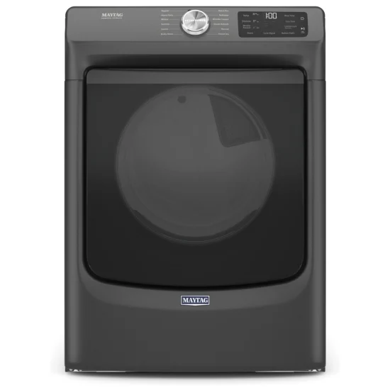 Maytag 27 inch, 7.3 cu. ft. electric dryer, Wi-Fi ,stackable, black - YMED6630MBK