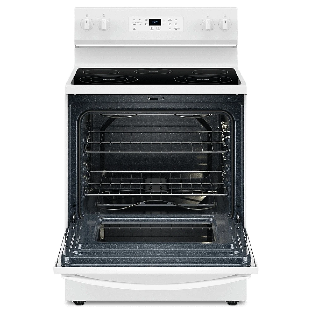Ensemble de cuisine Whirlpool blanc – réfrigérateur 30 pouces + cuisinière électrique + lave-vaisselle 24 pouces - WRT148FZDW + YWFES3330RW + WDF341PAPW - Image 8