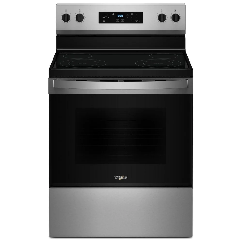 Cuisinière Whirlpool inox 30 pouces, 5,3 pi³, électrique – YWFES3530RS