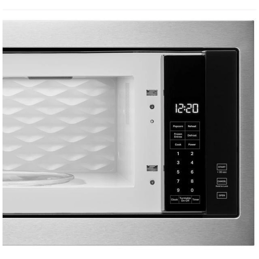 Micro-ondes Whirlpool inox 30 pouces, 1,1 pi³, encastré – YWMT50011KS – Image 3