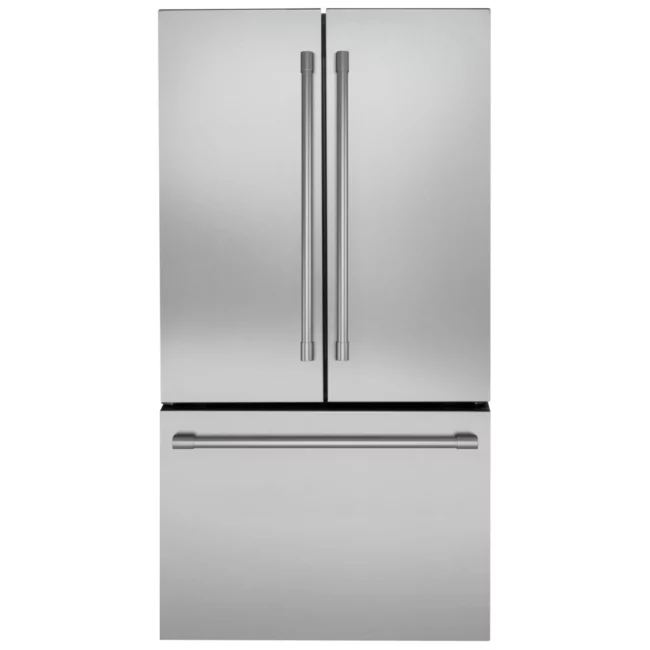Réfrigérateur à portes françaises Monogram – 36 pouces, 23.1 pi³, profondeur comptoir, inox – ZWE23NSTSS