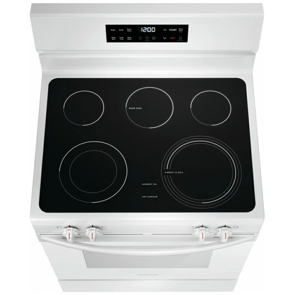 Cuisinière électrique Frigidaire blanc 30 pouces – FCRE306CAW – Image 3