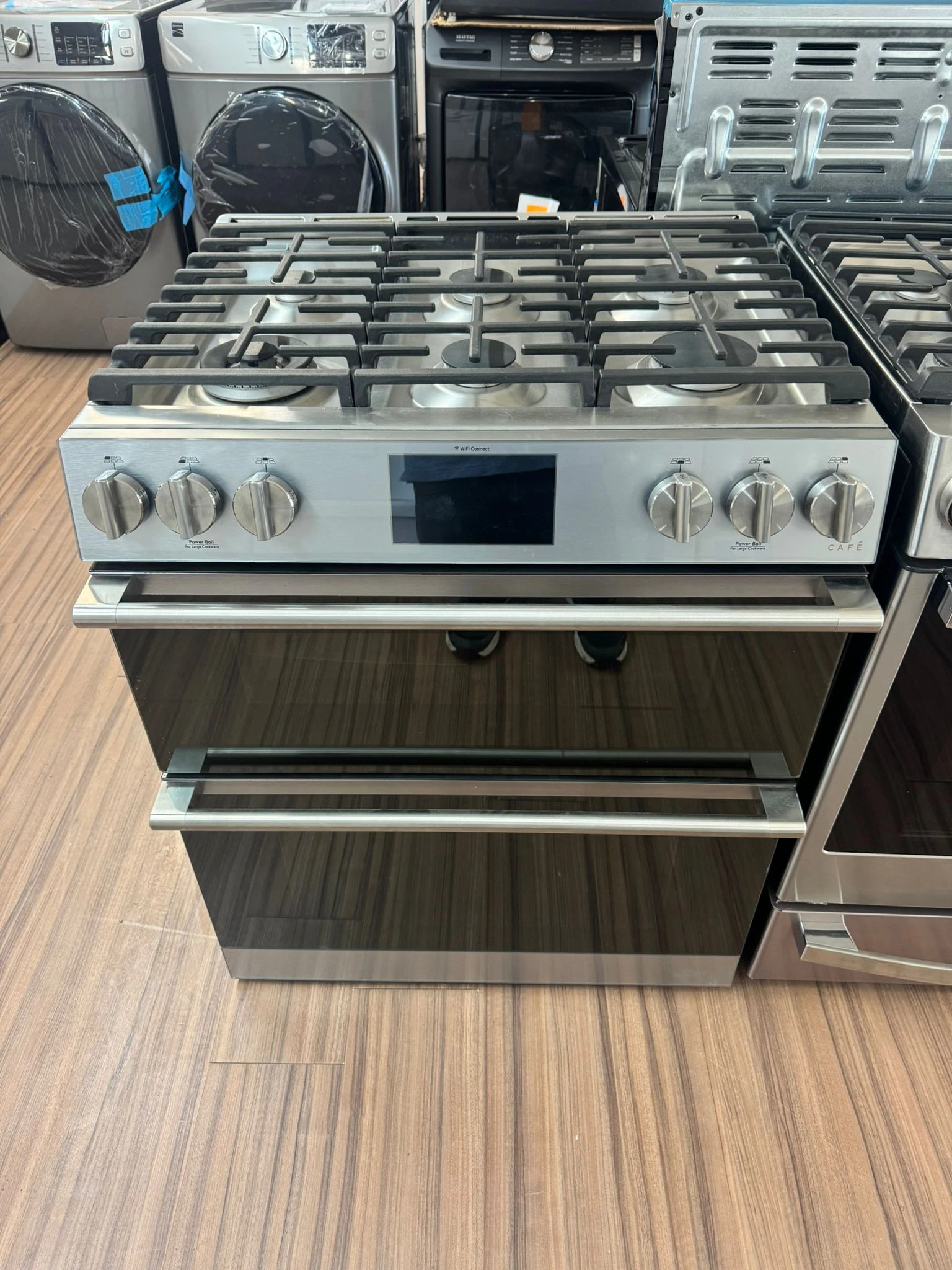 Cuisinière biénergie GE Café – 30 pouces, double four, convection, inox – CC2S950M2NS5 – Image 8