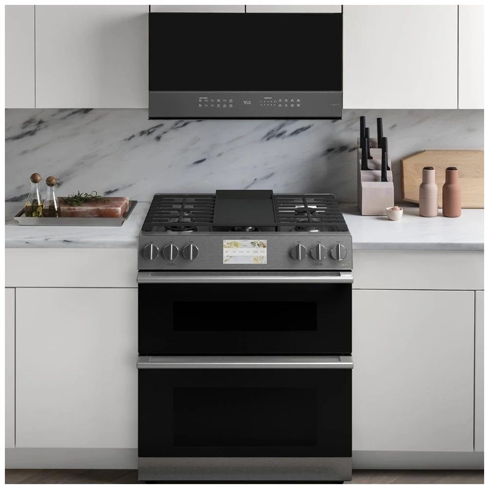 Cuisinière biénergie GE Café – 30 pouces, double four, convection, inox – CC2S950M2NS5 – Image 7