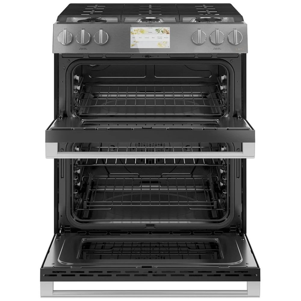 Cuisinière biénergie GE Café – 30 pouces, double four, convection, inox – CC2S950M2NS5 – Image 2