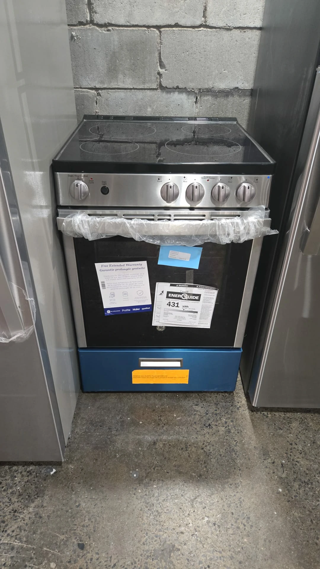 Cuisinière électrique GE acier inoxydable 24 pouces – JCAS640RMSS – Image 5