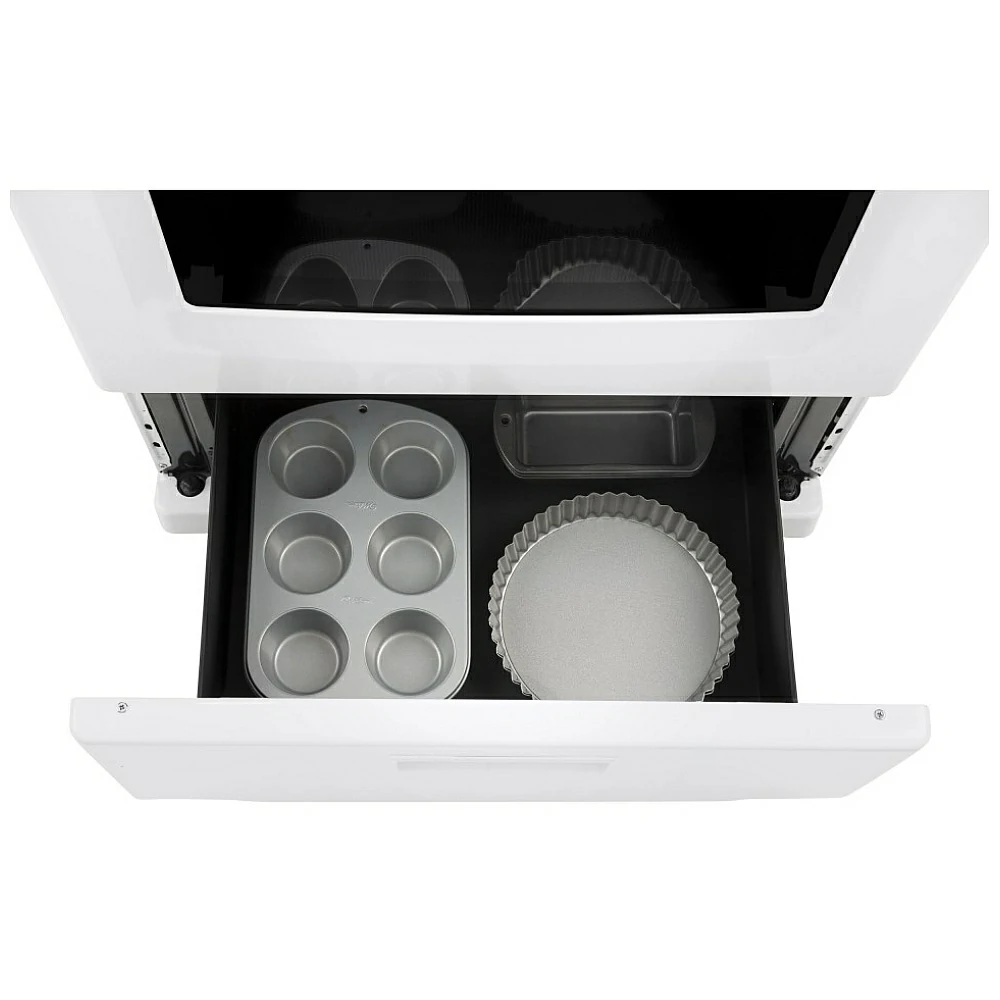 Cuisinière électrique GE blanc 24 pouces – JCAS300DMWW – Image 4